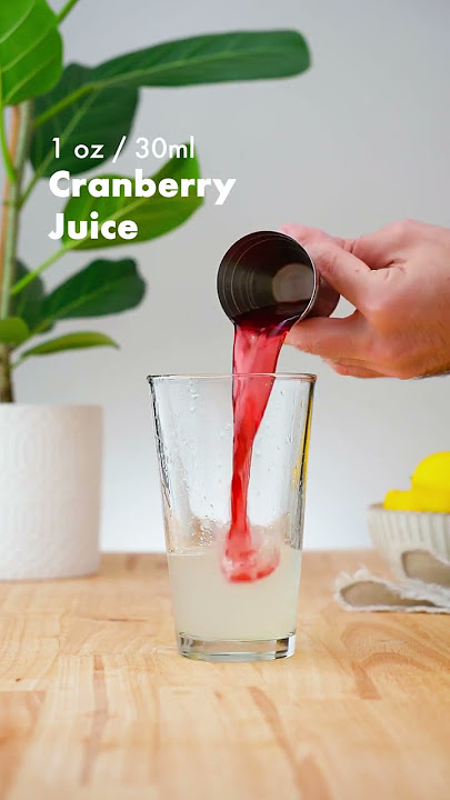 Cosmopolitan cocktail recipe