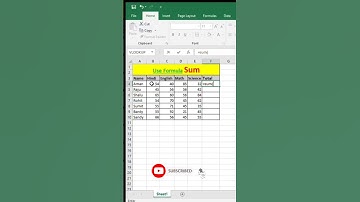 Use Sum formula in Excel | Excel Sum formula in Hindi