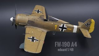 Erich Rudorffer's Focke-Wulf Fw-190 1/48 scale model aircraft