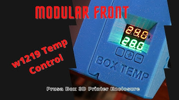 Temperature Controller w1219 for 3D Printer Enclosure - Prusa Box - Prusa Mk3s - Wiring and Fitting