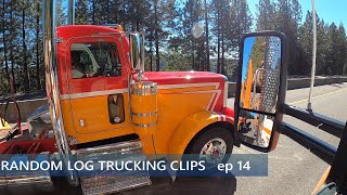 Random Log Trucking Clips ep14   Re upload because I accidentally deleted it.