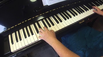 C harmonic minor scale  |  2 octaves on piano  |  contrary motion