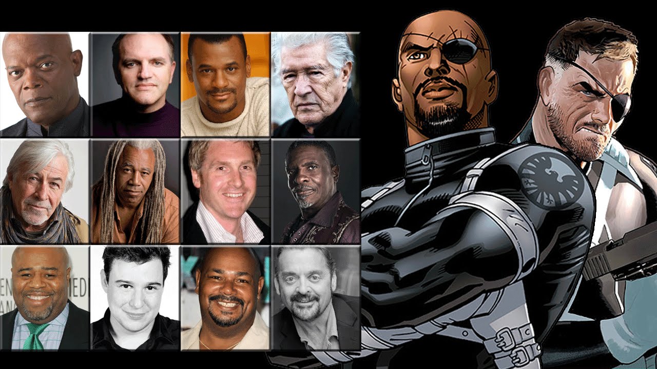 Characters Voice Comparison - "Nick Fury"