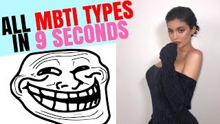 All 16 MBTI Personality Types In 9 Seconds (PARODY)