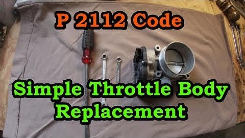 2014 F-150 Throttle Body Replacement /P-2112 Code Fix/ Replacing the Electronic Throttle Body