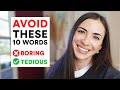 10 overused English words you should try to AVOID