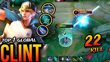 MANIAC !! Crazy Clint Buff With New Thunderbelt 100% Unkillable | Clint Best Build 2024 | MLBB