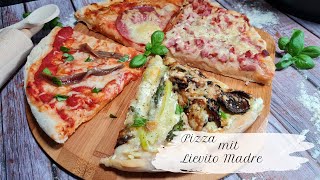 Pizza mit Lievito Madre I Dieses Grundrezept ist einfach gemacht und gelingt immer