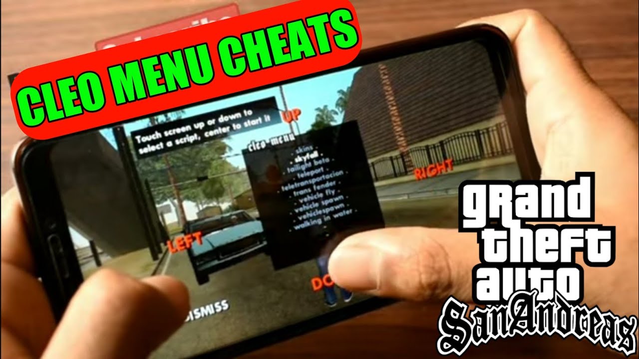 How to add cleo menu cheats in your GTA San Andreas Android / How to ...