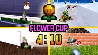 Mario Kart 64 - Flower Cup 150cc (Skips) - 4:10