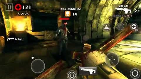 Dead trigger 2 brainmill gameplay level 56 iOS on hard TDU 50+