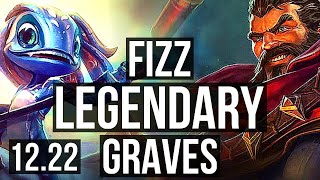 FIZZ vs GRAVES (MID) | Legendary, 24/2/6 | EUW Diamond | 12.22