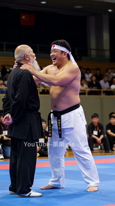 Young men don't be arrogant! Older men can defeat powerful opponents with martial arts!!