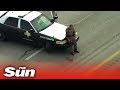 Police officer SHOT during gunfight with suspect - YouTube