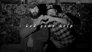 Post Malone   Morgan Wallen, I Had Some Help | slowed   reverb |