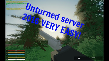 HOW MAKE UNTURNED SERVER 2016 VERY EASY! AND PORT FOWARDING!