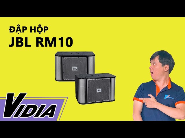 Vidia đập hộp đôi loa JBL RM10 II chính hãng USA, loa karaoke hay cho gia đình