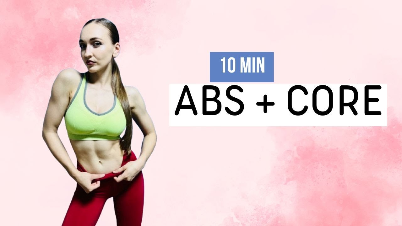 10 MIN ABS and CORE Workout - No Equipment Home Workout, Stronger Core ...