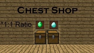 Minecraft 1.6.2 Chest Shop 1:1 Ratio (Item Trading System)