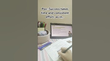 Study vlog:-48/365 :Pov- Success takes time and consistent effort!!..