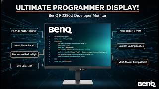 BenQ RD280U Review – Best 4K Coding Monitor for Developers Worth It?