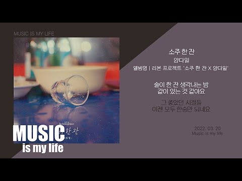 양다일 소주 한 잔 가사