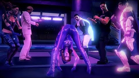 SAINTS ROW: IV RE-ELECTED MISSION: “GRAND FINALE” ENDING DANCE WITH SAINTS MEMBERS SCENE (XBOX ONE)