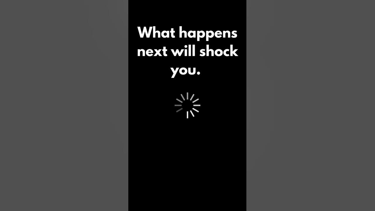 What happens next will shock you. shorts shock jumpscare YouTube What happens next will shock you. shorts shock jumpscare YouTube