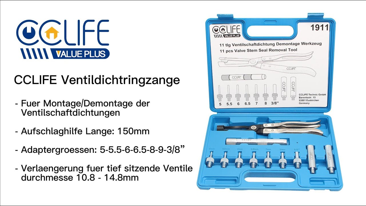 CCLIFE Ventildichtringzange 