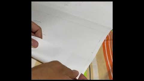 A2 to A4 sheet Folding method