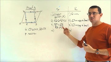 Given parallelogram proofs