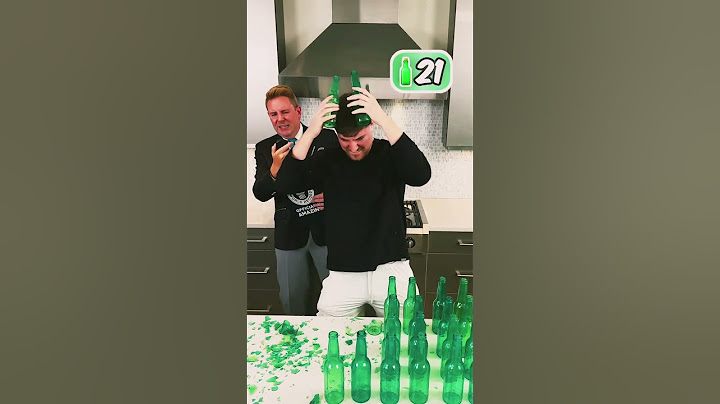 Bottle Head Smashing World Record Attempt