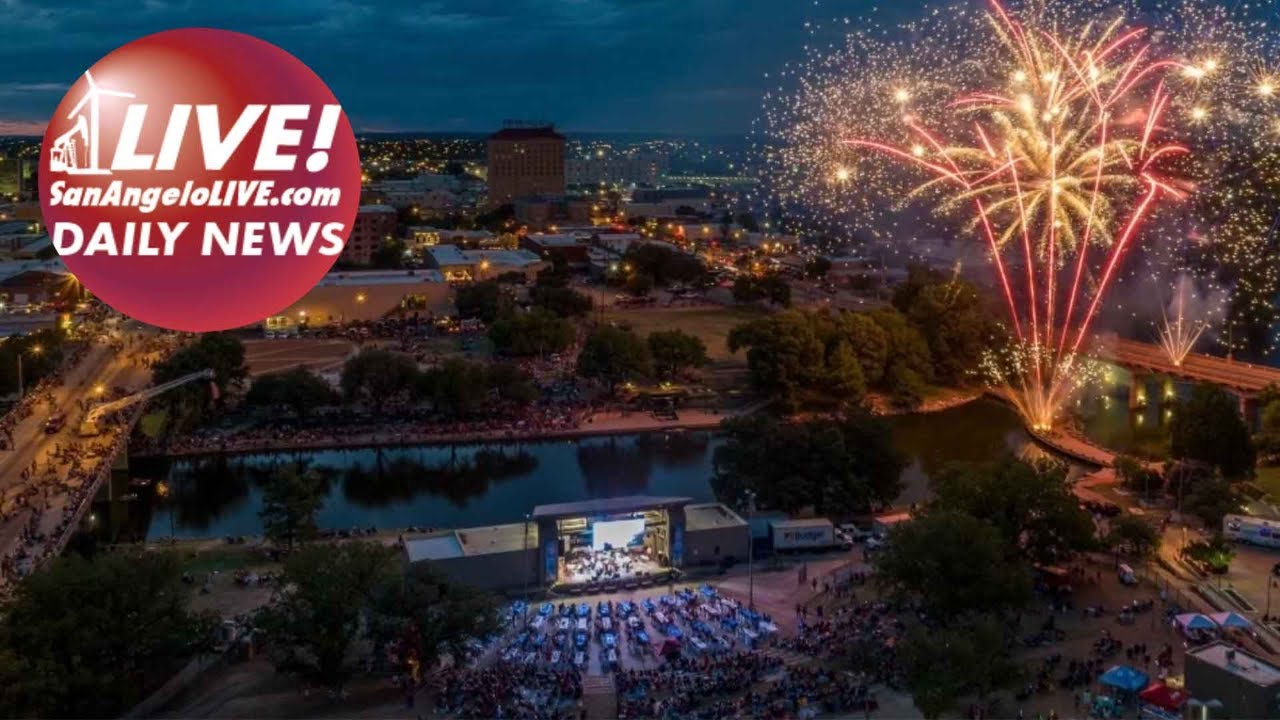 LIVE! Daily News The Largest Fireworks in San Angelo's History YouTube
