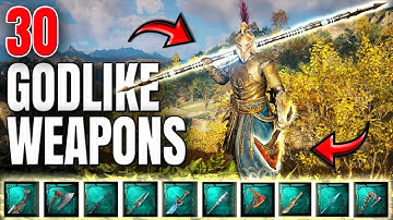 Assassin’s Creed Valhalla – The BEST 30 WEAPONS and How To Get Them!