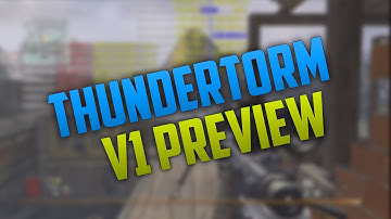 MW2: Thunderstorm v1 CFG menu preview!