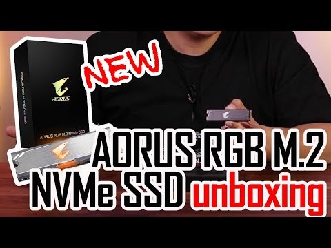 AORUS M.2 RGB NVMe SSD | First Look & Unboxing