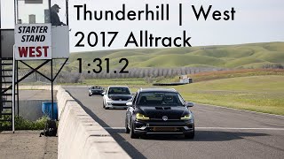 Thunderhill West In-Car Lap | VW Alltrack 1:31.2 screenshot 4