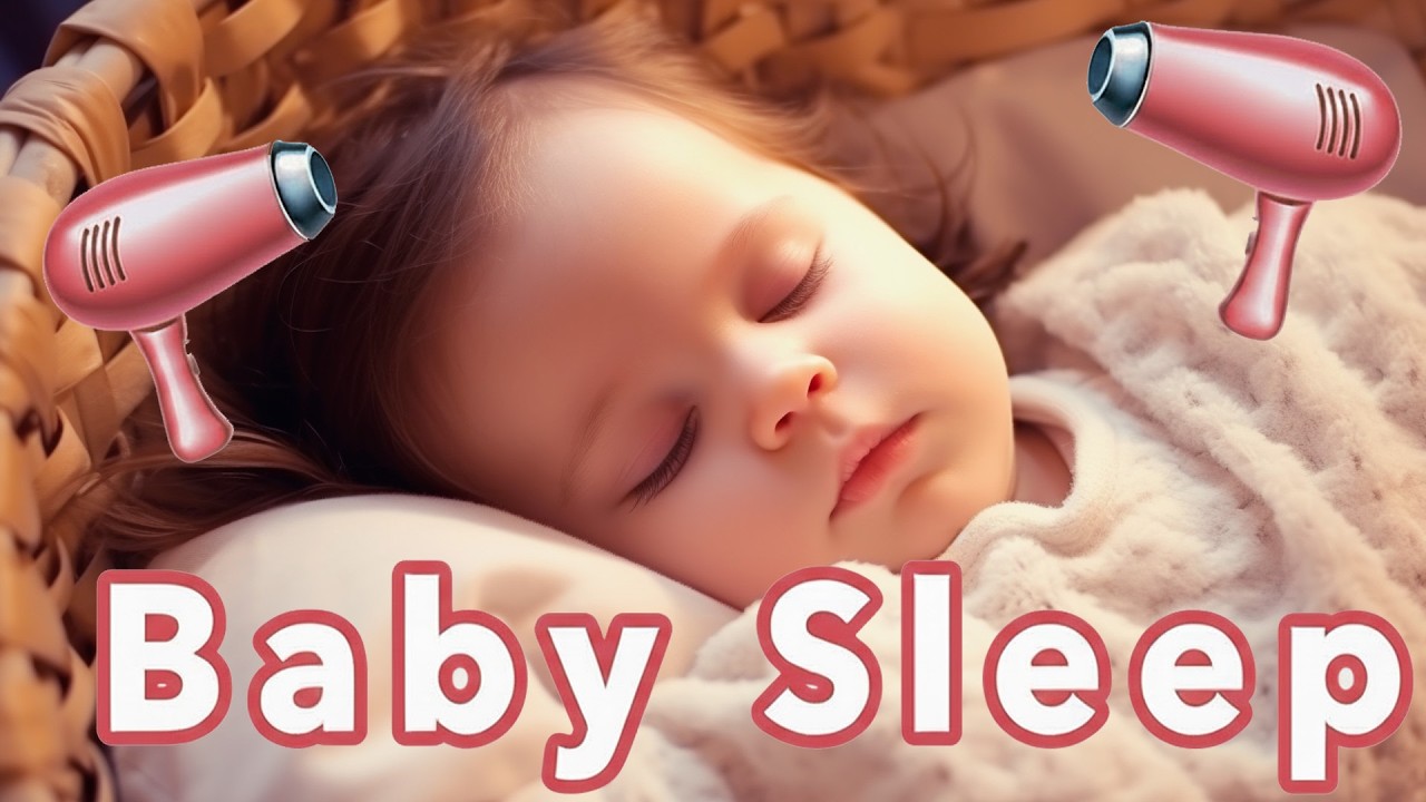 Sanfter Föhn Sound 🌙 Babys entspannen & schlafen sofort ein