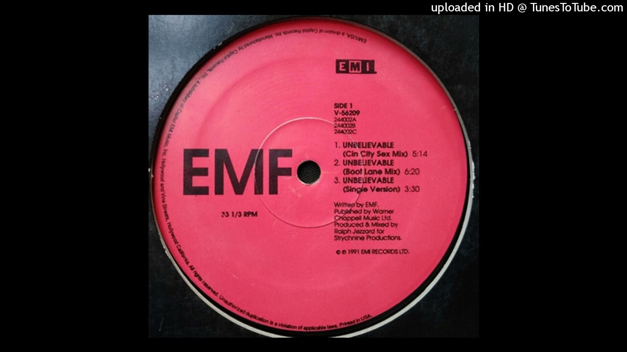 EMF – Unbelievable (Boot Lane Mix) 1991 - YouTube