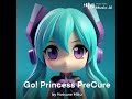 Hatsune Miku sings endless torch from go princess precure