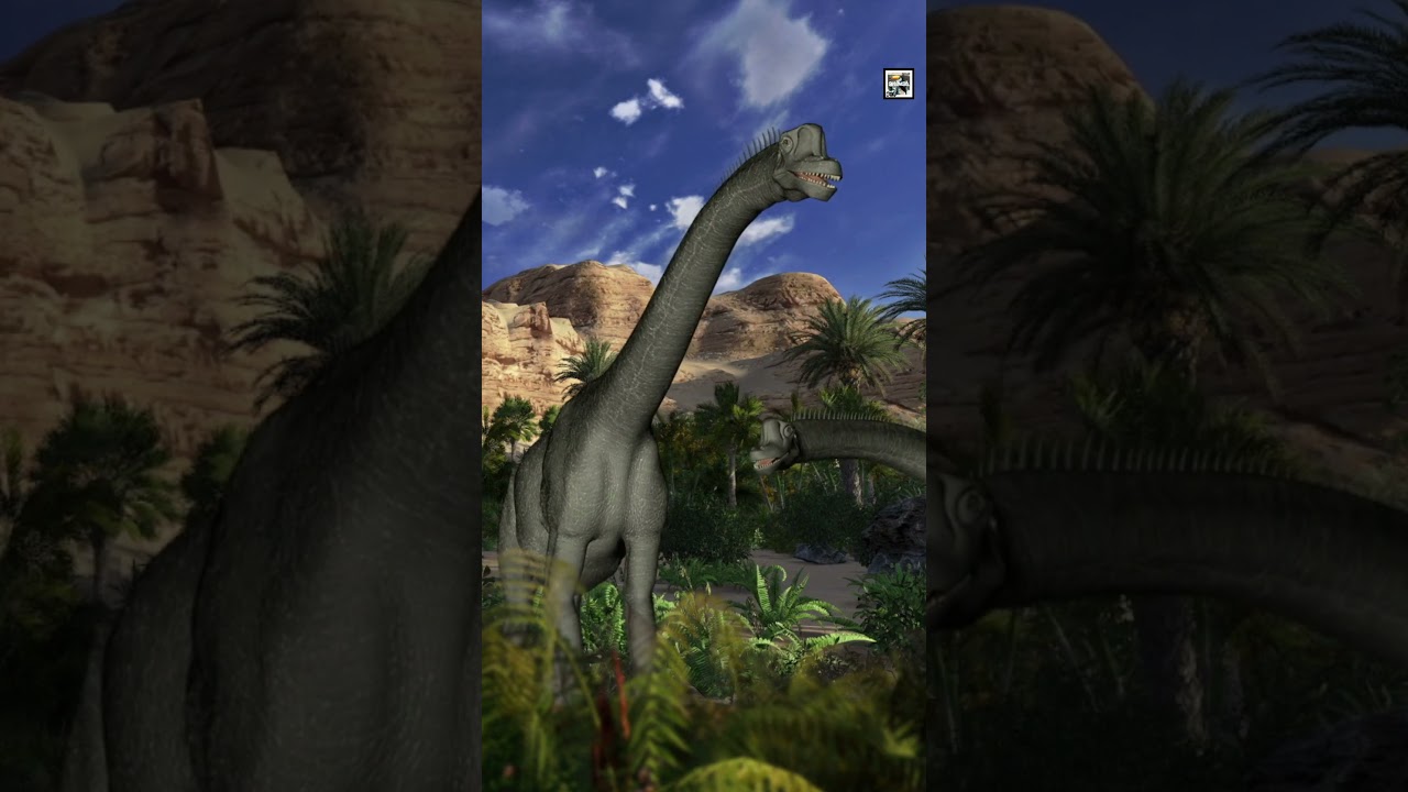 Quick Brontosaurus Facts - The GIRAFFE of the JURASSIC - Animal a Day Ancient Week 