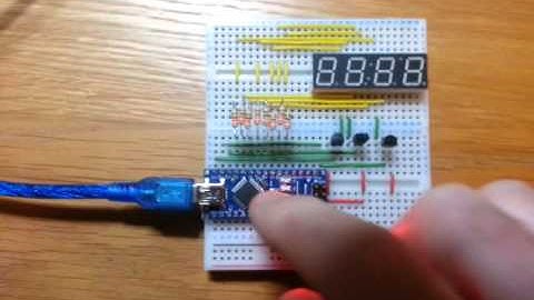 3 digit 7 segment flicker test