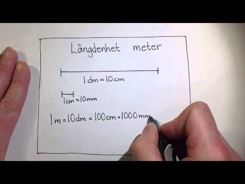 Video: Vad är större en m eller cm?