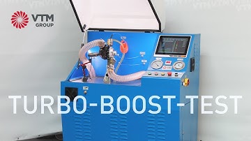 Turbocharger Dynamic Calibrating & Testing Bench TURBO-BOOST-TEST | VTM Group