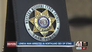 Lenexa man arrested in Northland sex op sting