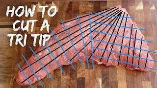 how to cut Tri Tip steak | Jess Pryles