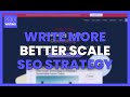 Write more and better: scale your SEO strategy with SEOWRITING AI