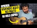 VIVENDO AQUI NO MATO - (aula completa)| Como tocar na viola  | Passo a passo | Tutorial | Detalhada