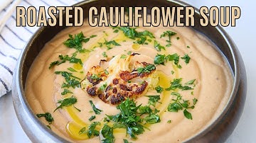 Roasted Cauliflower Soup Recipe