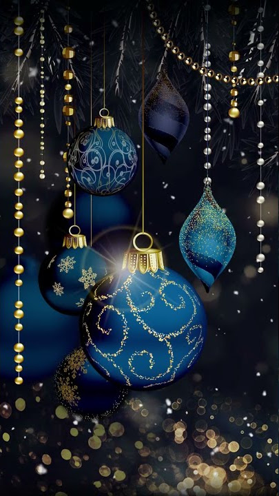 [AIM] Indigo Christmas Ornament_Galaxy video theme